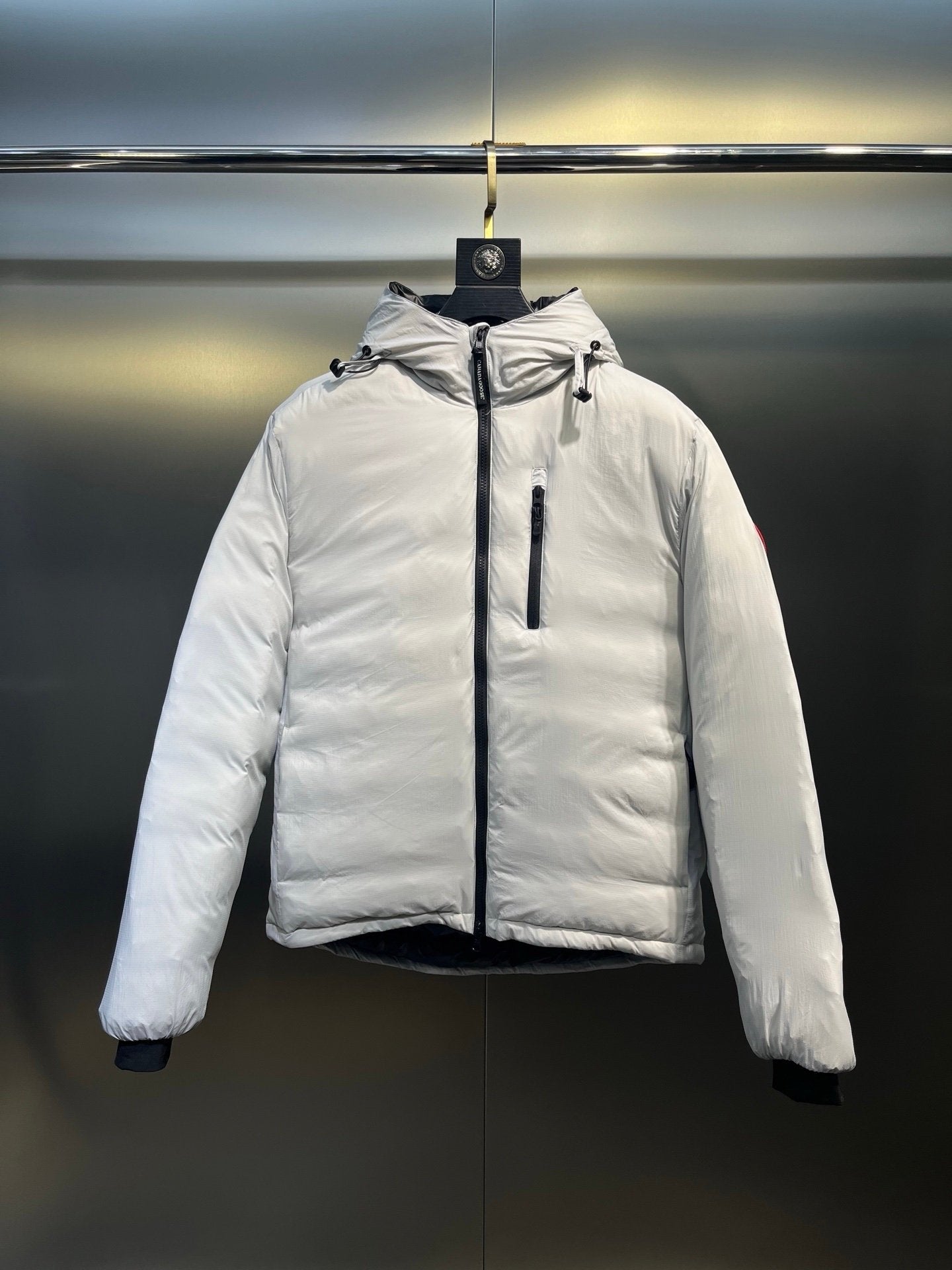 Canada Goose Lodge Hoody Jacket In White
