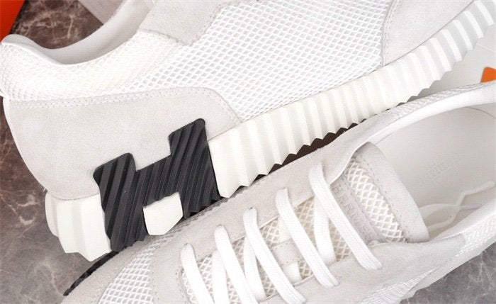 Hermes Bouncing Sneaker White Black H