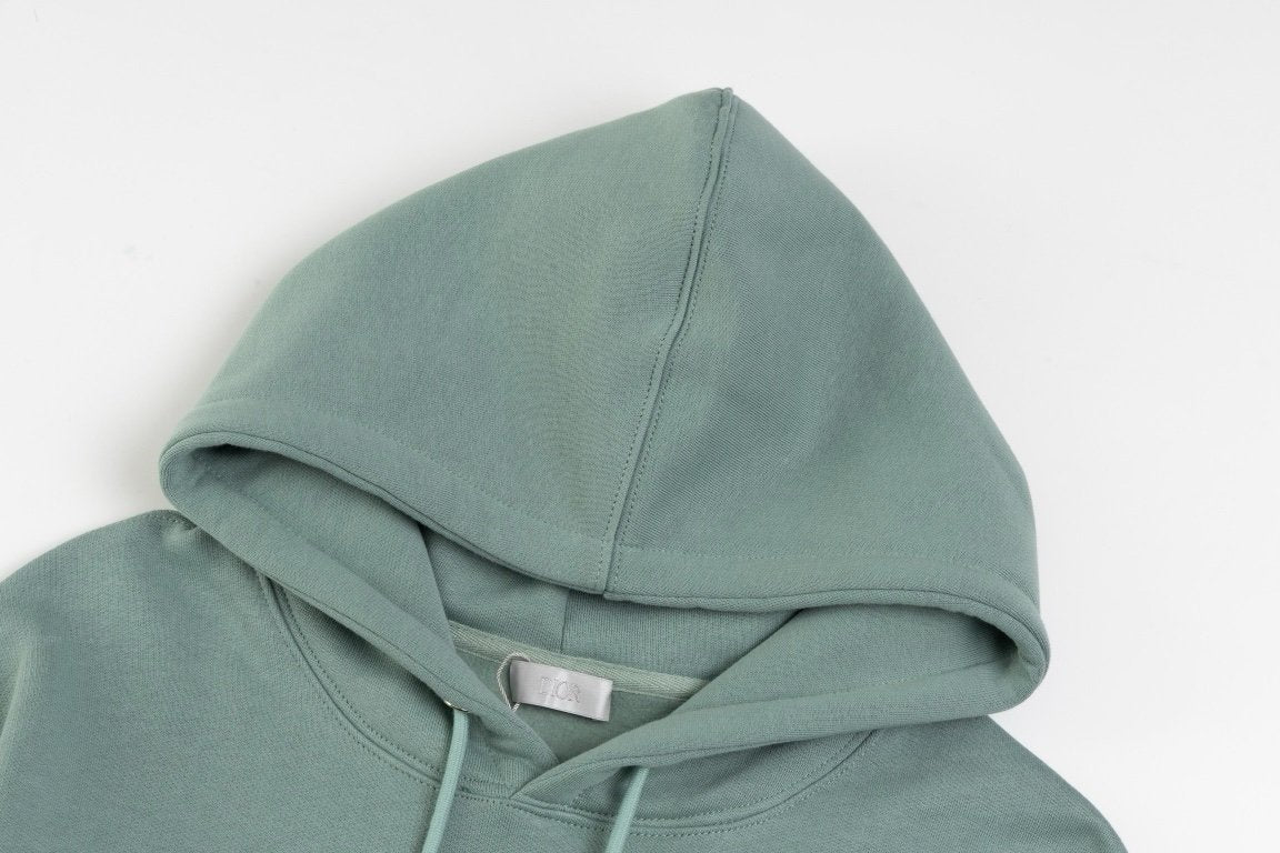 Dior CD Icon Hooded Sweatshirt In  Mint Green