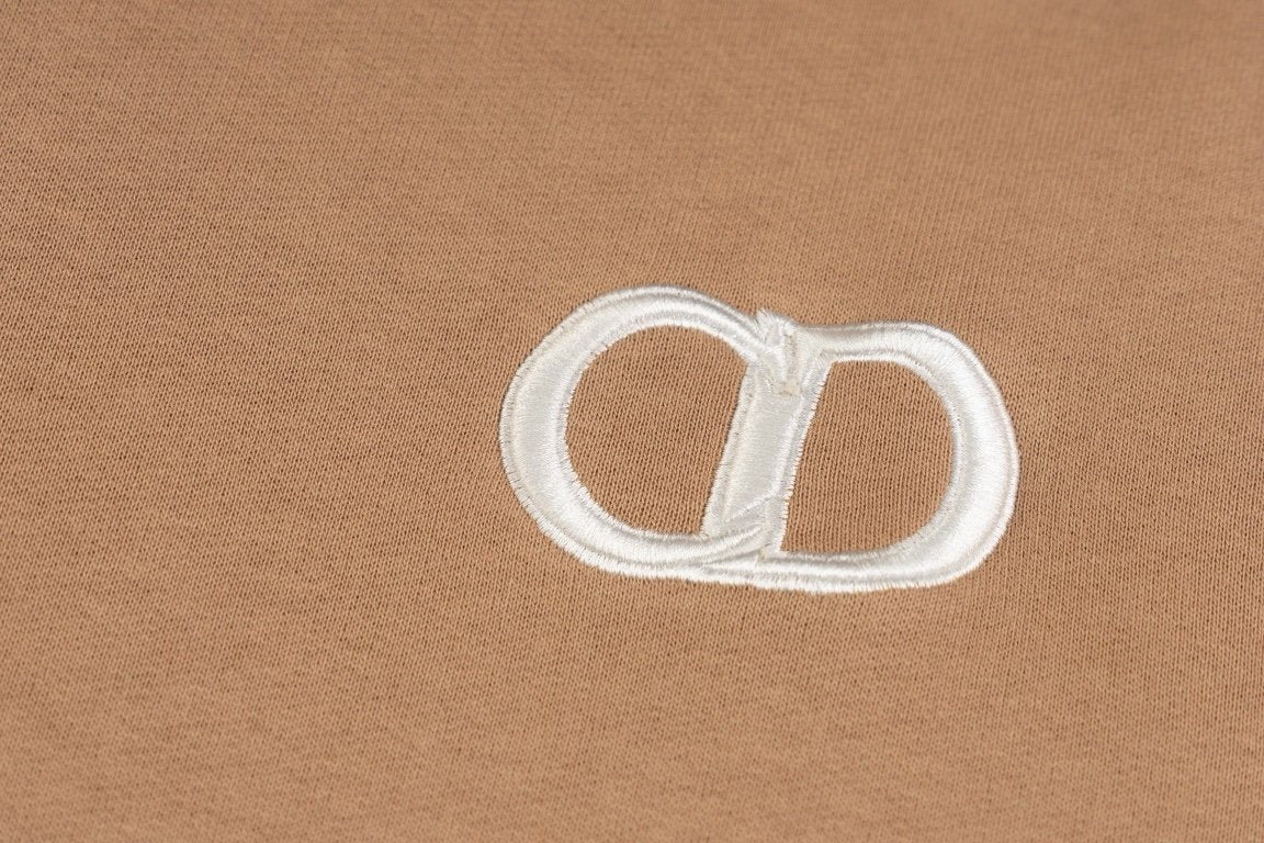 Dior CD Icon Hooded Sweatshirt In  Brown