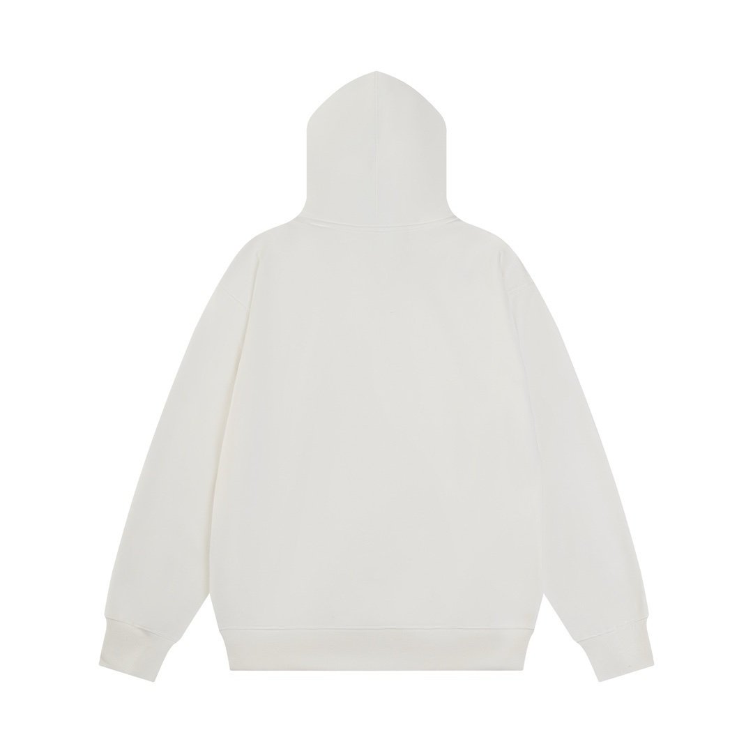 Dior CD Icon Hooded Sweatshirt In  White