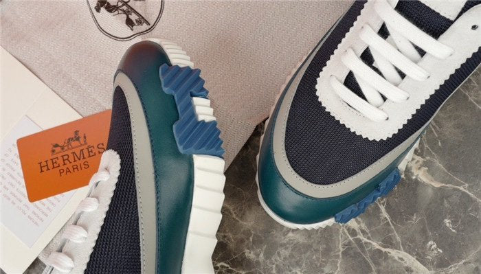 Hermes Bouncing Sneaker Navy White