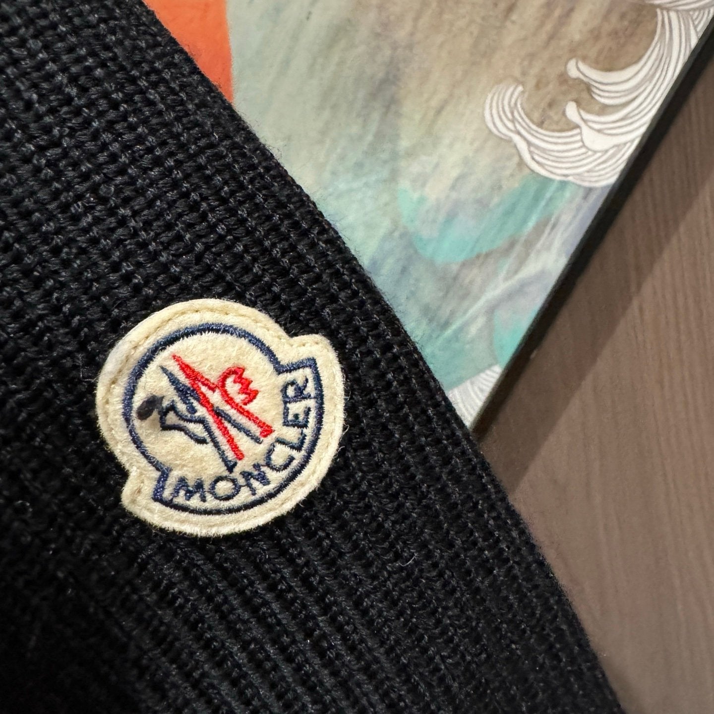 Moncler Quilted Shell And Wool Jacket In Black