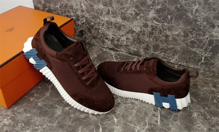 Hermes Bouncing Sneaker Brown Blue