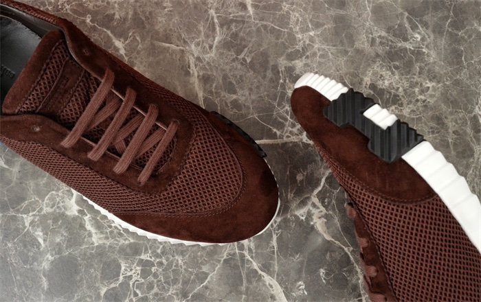 Hermes Bouncing Sneaker Brown Blue