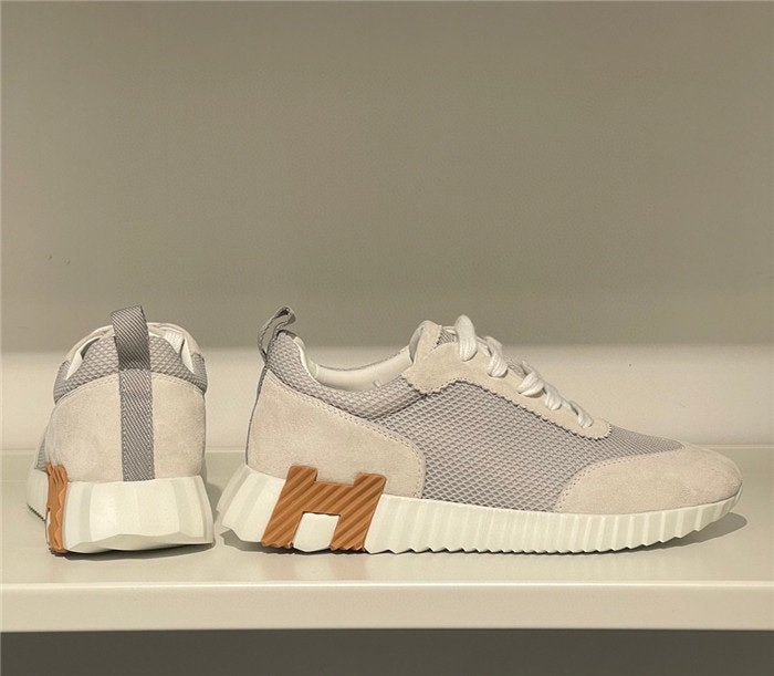 Hermes Bouncing Sneaker White Brown H