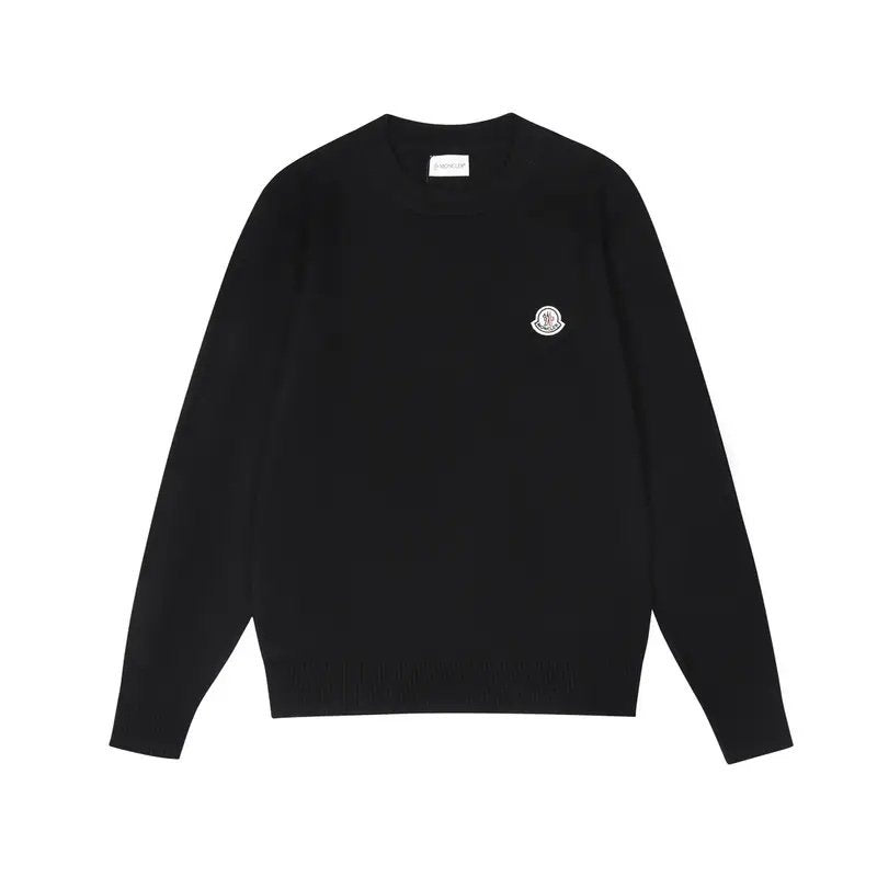 Moncler Logo Sweater Tracksuit In Black
