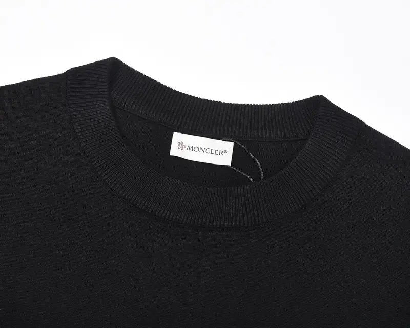 Moncler Logo Sweater Tracksuit In Black