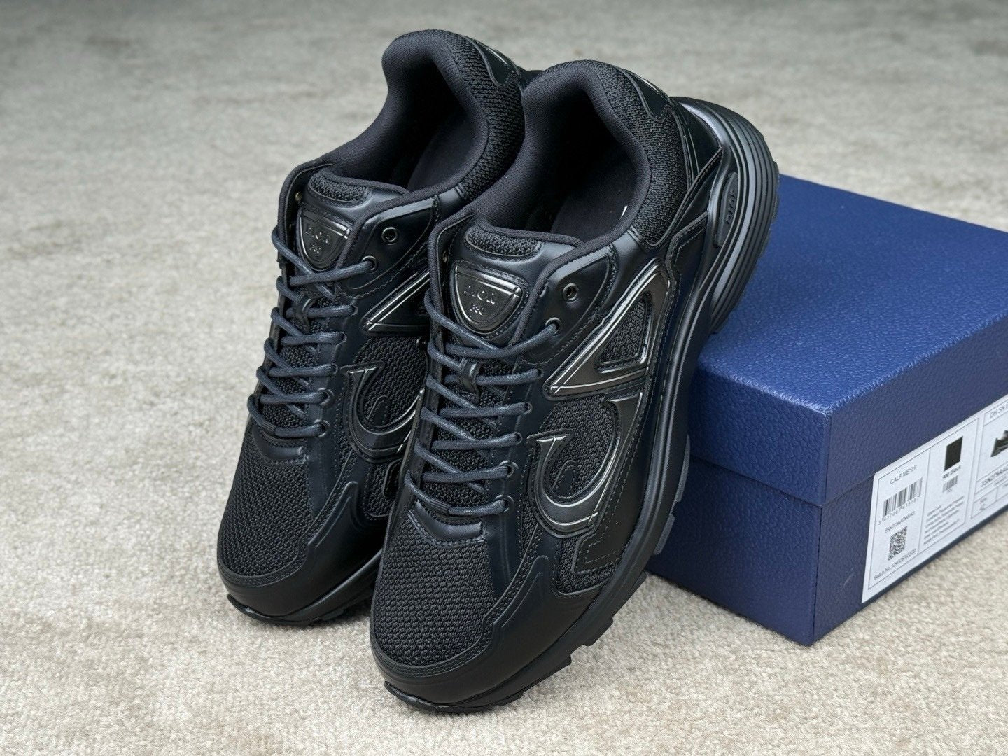 Dior B30 Patent Black Leather