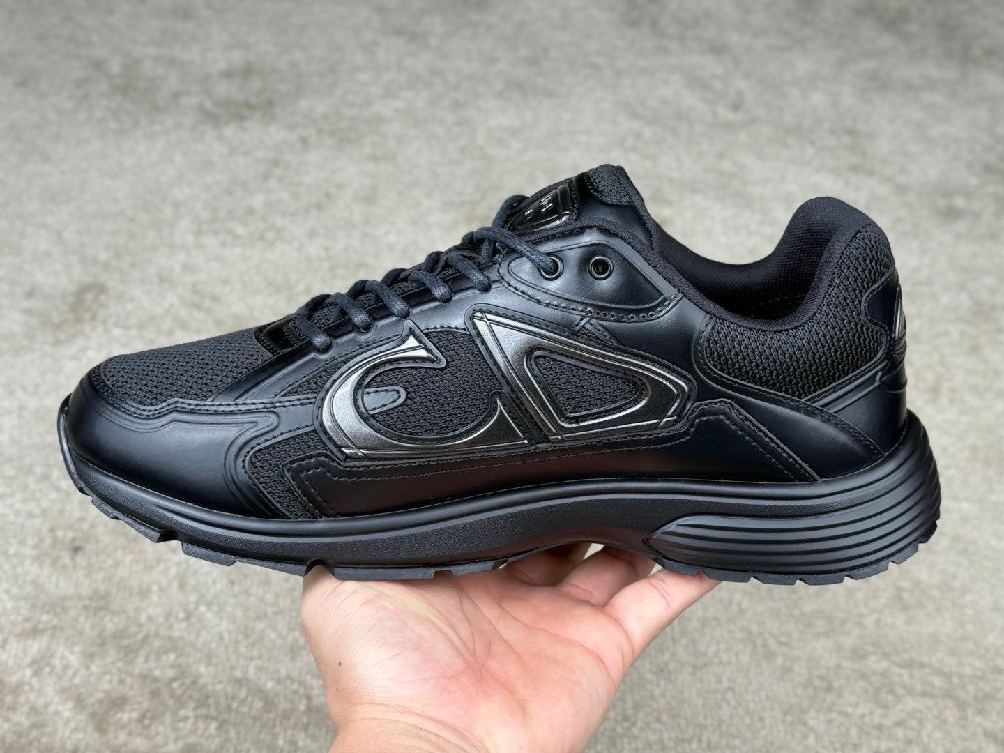Dior B30 Patent Black Leather