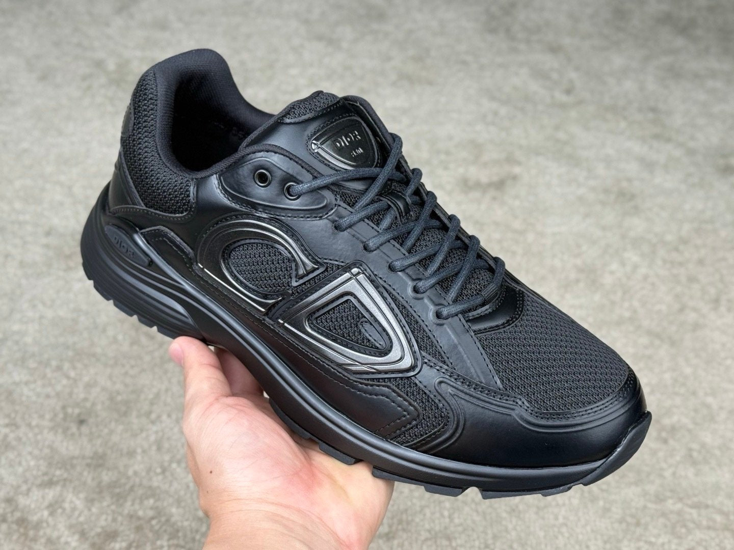 Dior B30 Patent Black Leather