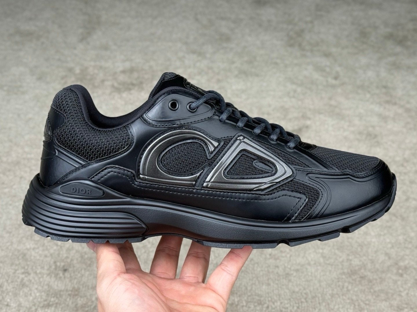 Dior B30 Patent Black Leather