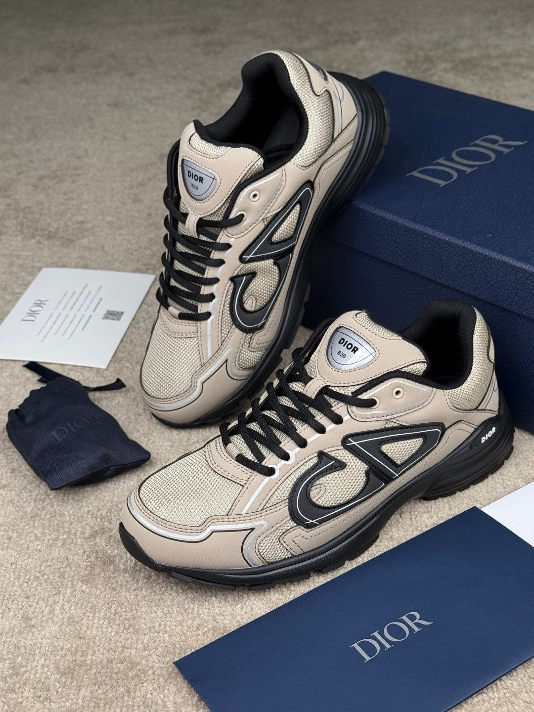 Dior B30 Reflective Beige/Black