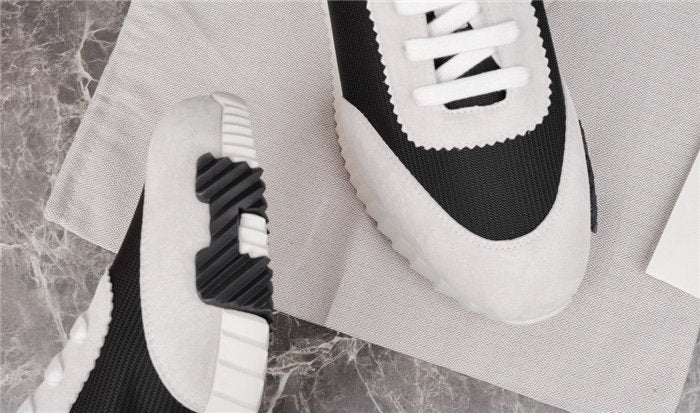 Hermes Bouncing Sneaker White/Black