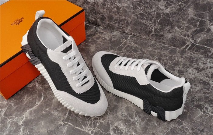Hermes Bouncing Sneaker White/Black