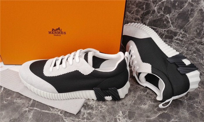 Hermes Bouncing Sneaker White/Black