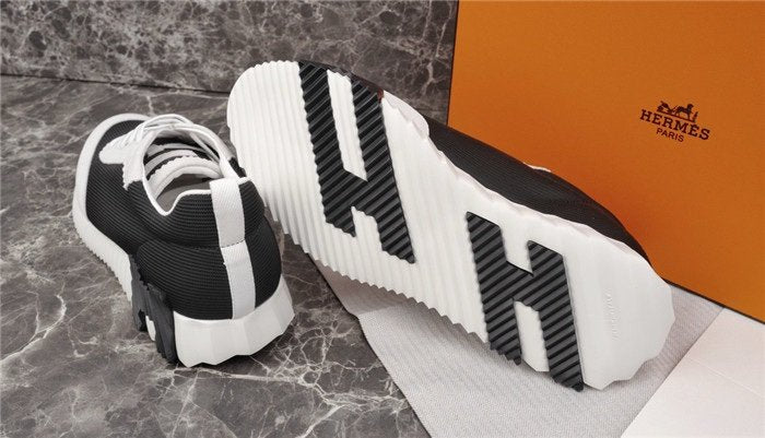 Hermes Bouncing Sneaker White/Black
