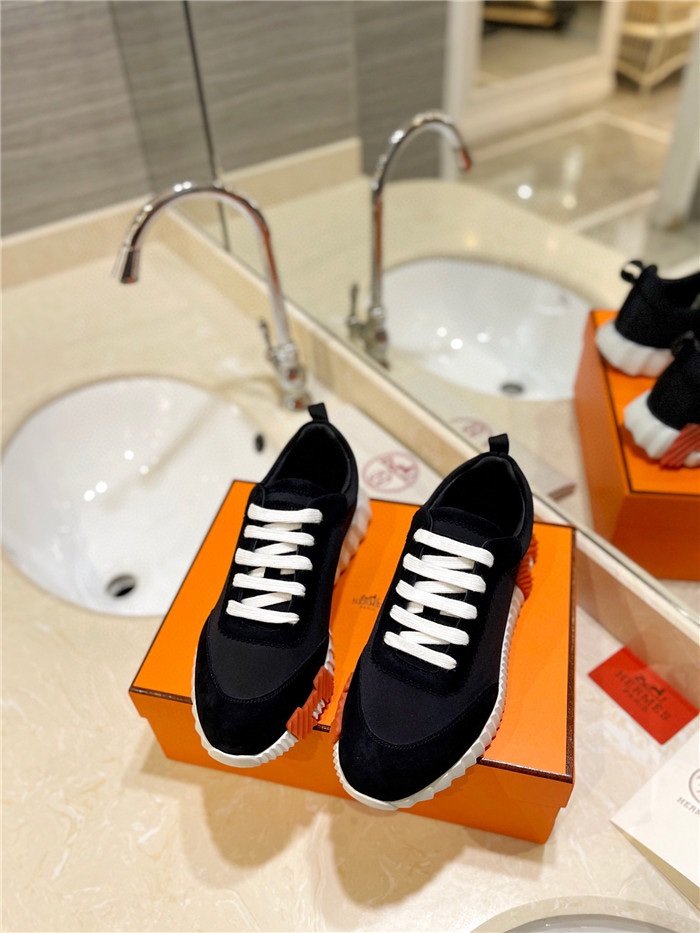 Hermes Bouncing Sneaker Black Red