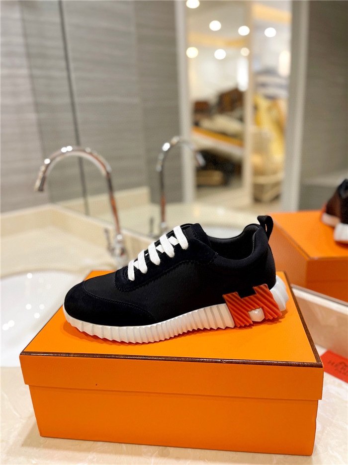 Hermes Bouncing Sneaker Black Red