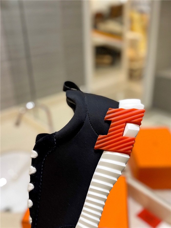 Hermes Bouncing Sneaker Black Red