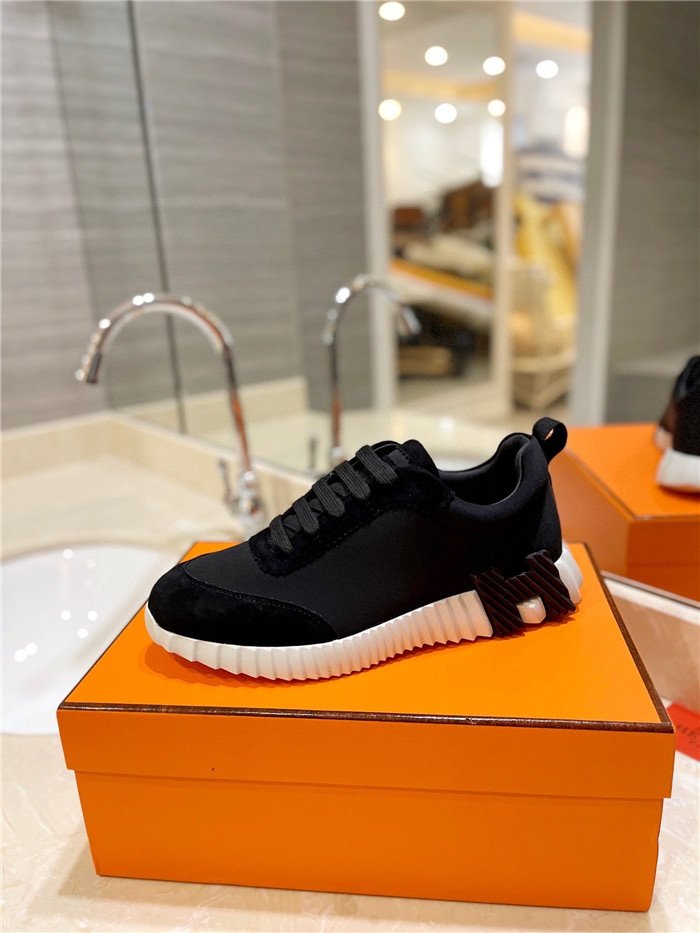 Hermes Bouncing Sneaker Black-White