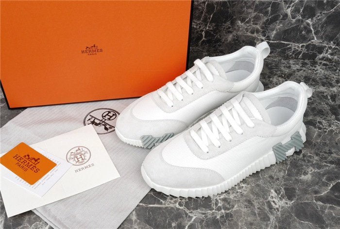 Hermes Bouncing Sneaker White Grey
