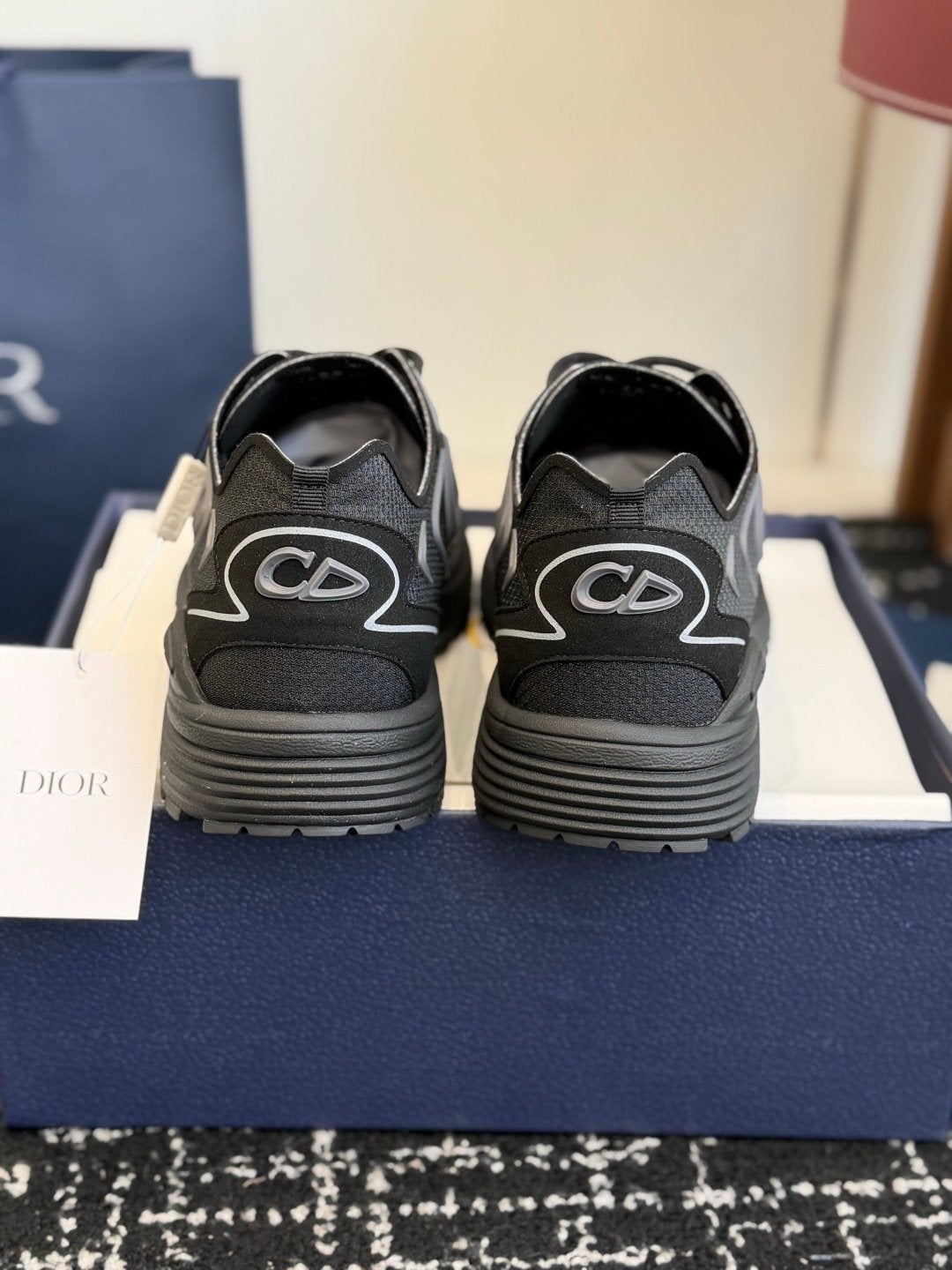 Dior B30 Countdown Tech Black Semi Transparant