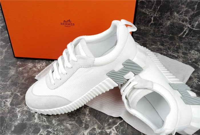 Hermes Bouncing Sneaker White Grey
