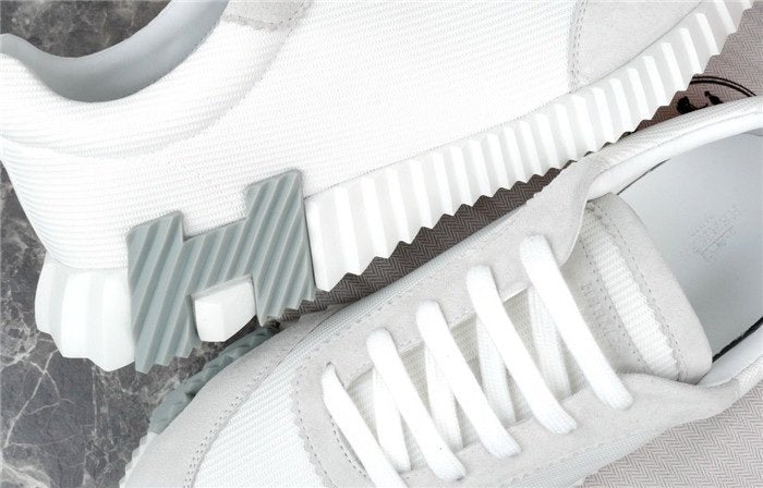 Hermes Bouncing Sneaker White Grey