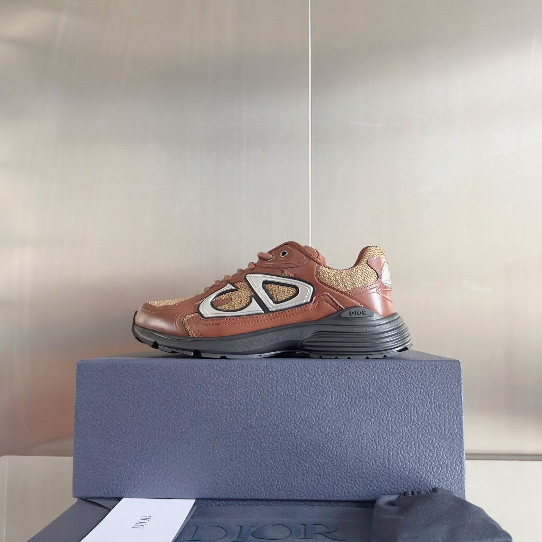 Dior B30 Reflective Brown Leather