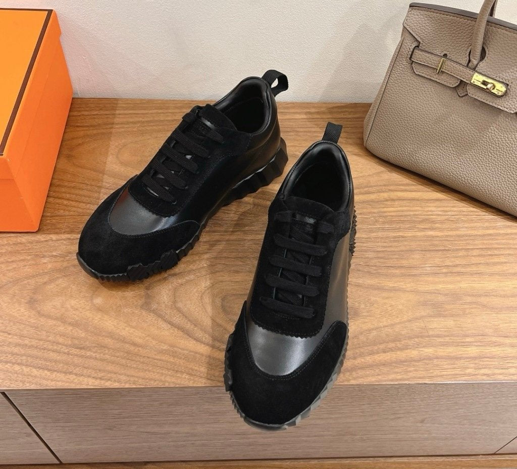 Hermes Bouncing Sneaker Black Leather