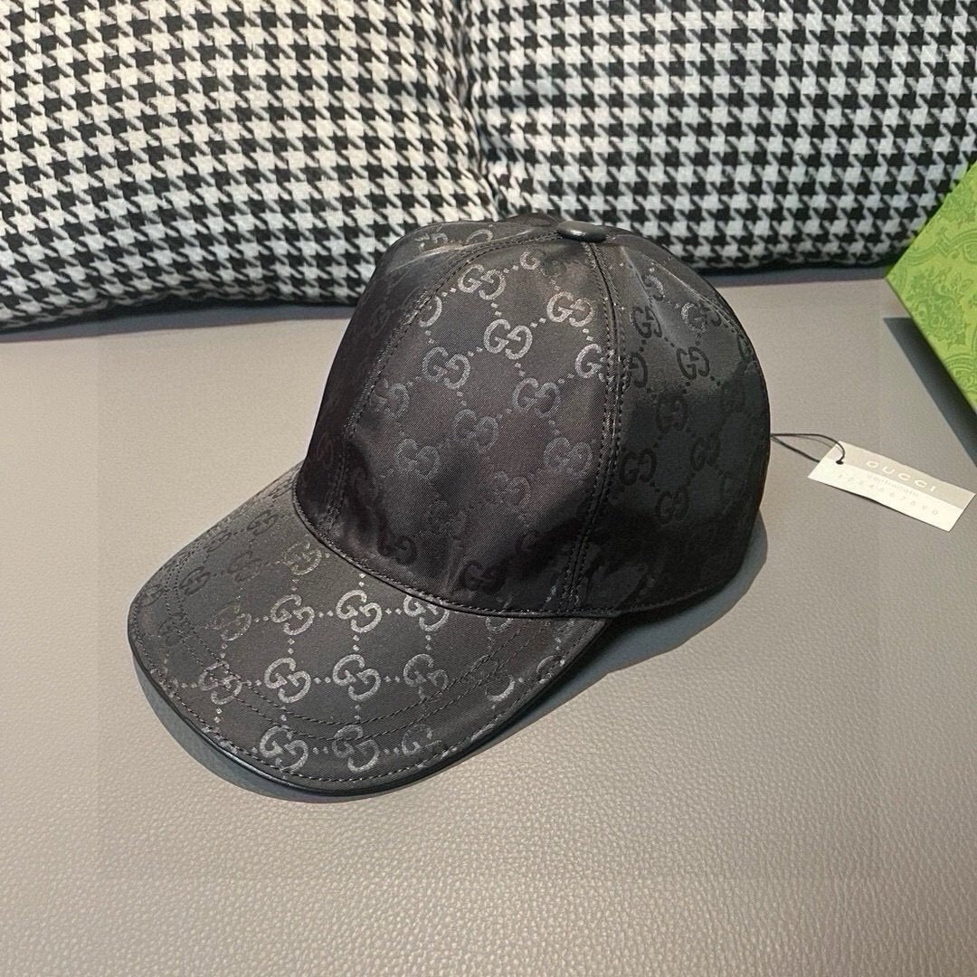 Gucci GG Ripstop Baseball Cap In Black