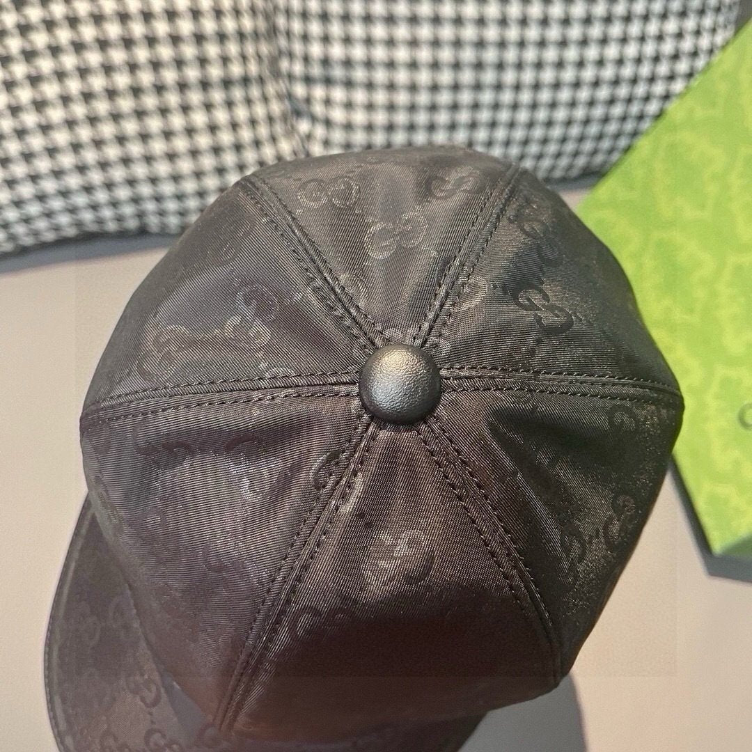 Gucci GG Ripstop Baseball Cap In Black