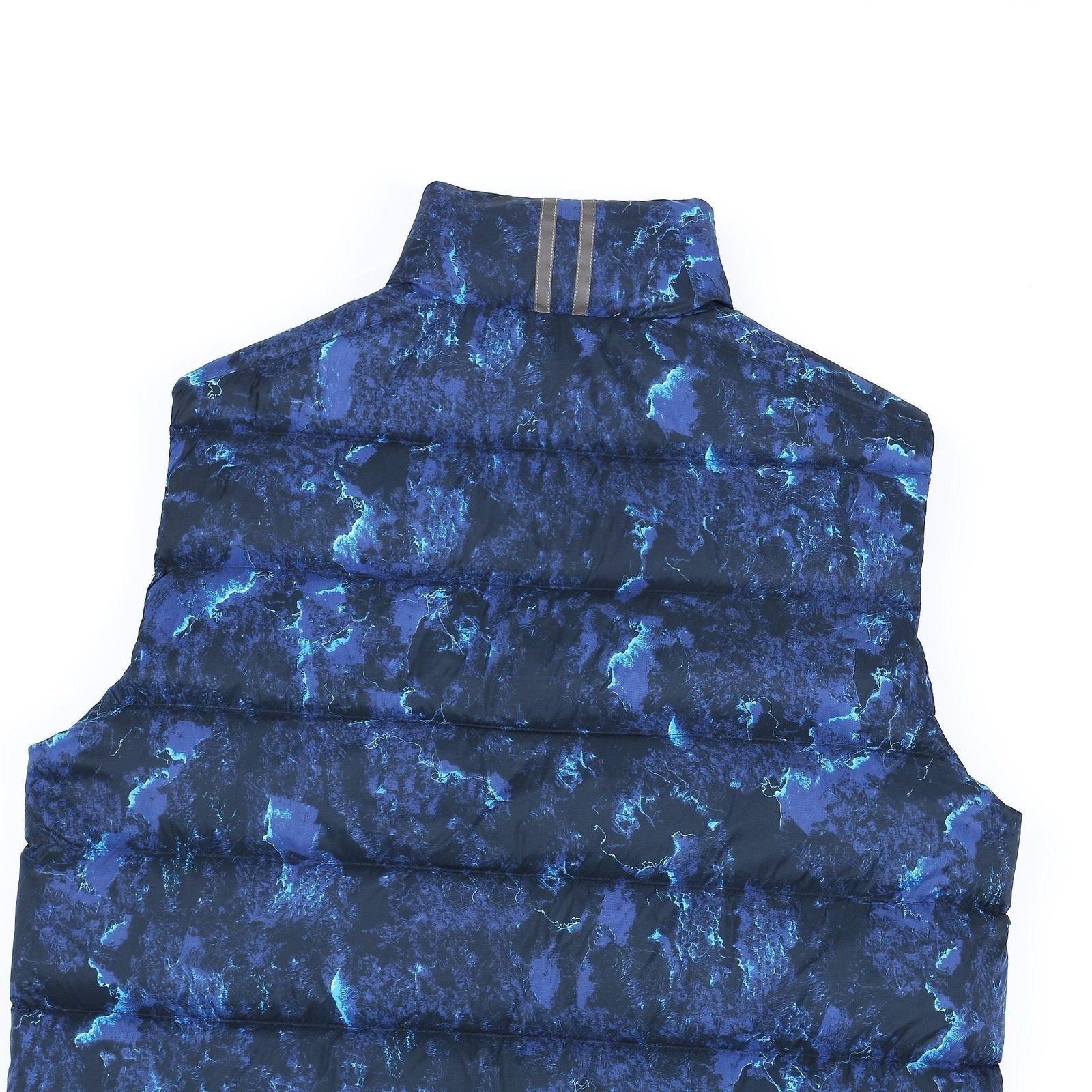 Canada Goose Crofton Down Bodywarmer In Blue Camouflage