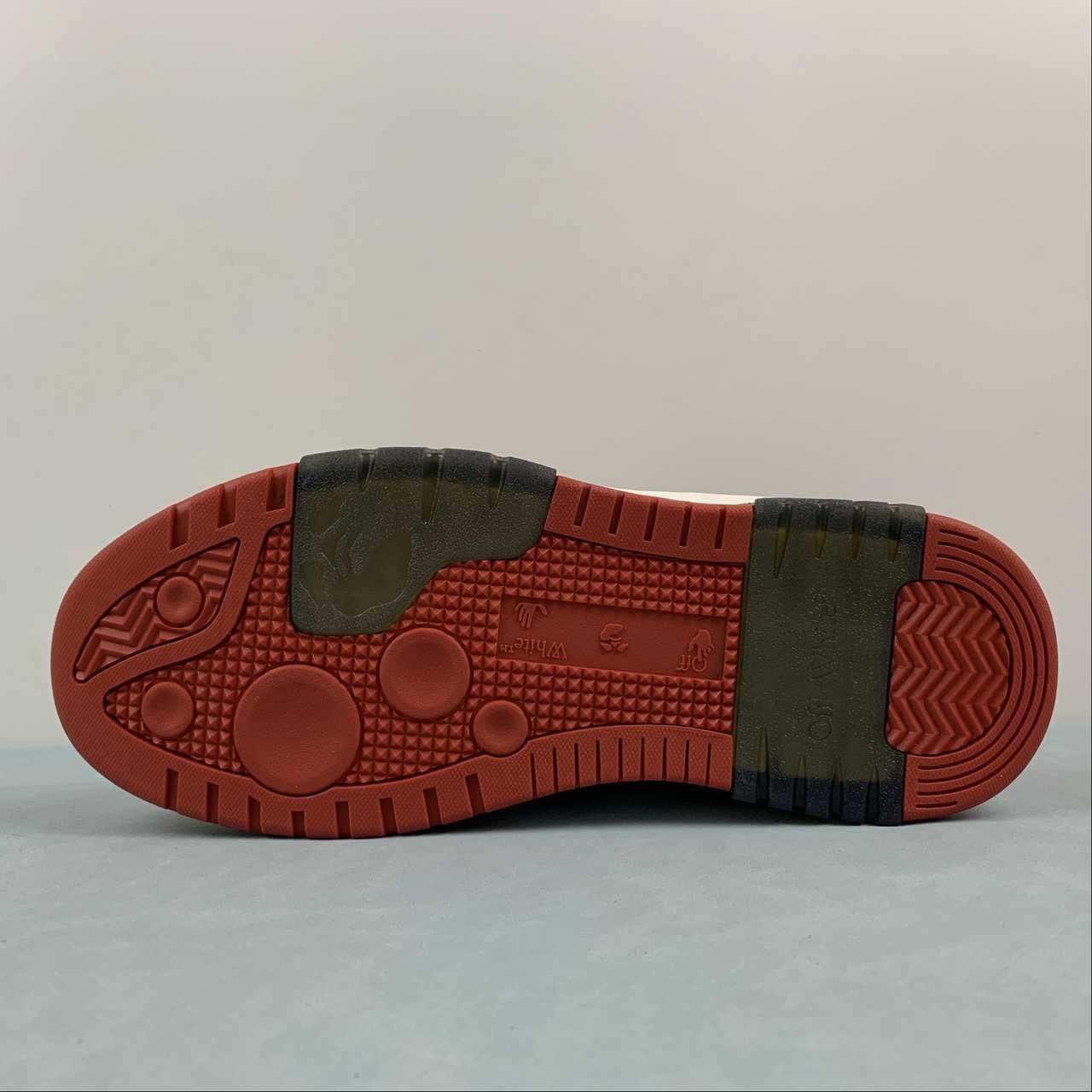 Off-White Out Of Office Low Top Red/White Black