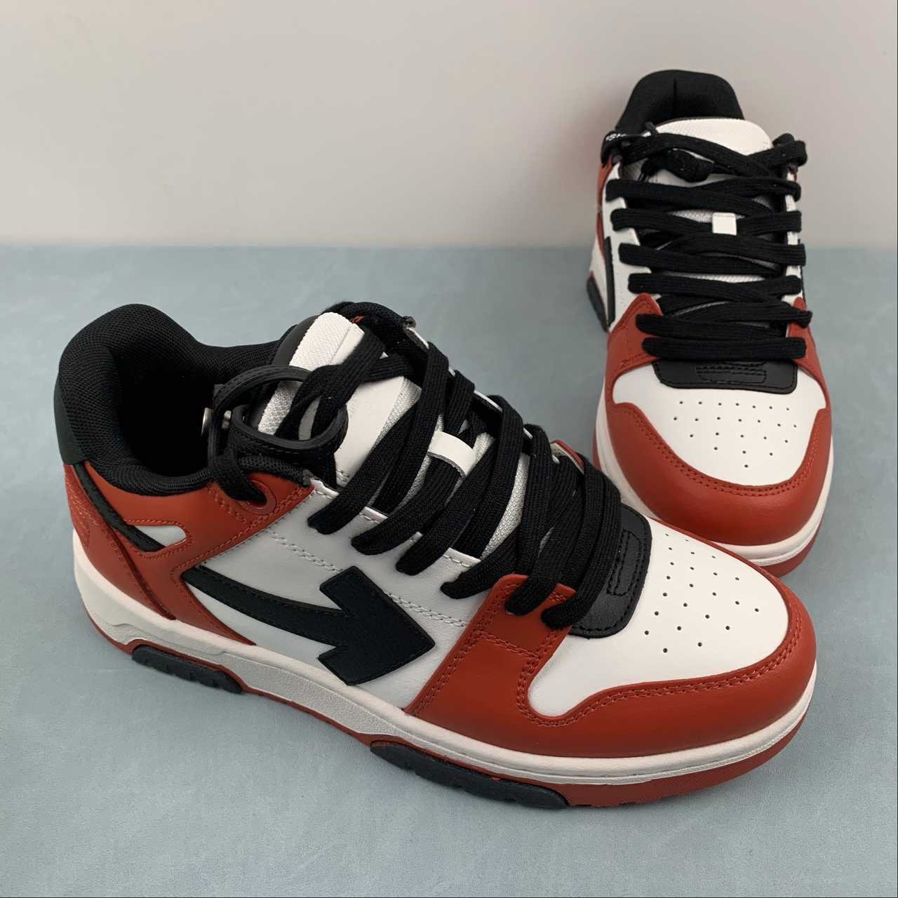 Off-White Out Of Office Low Top Red/White Black