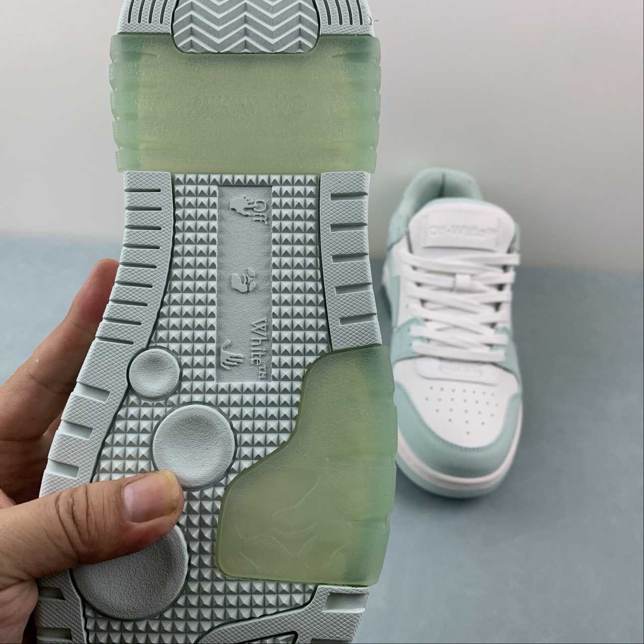 Off-White Out Of Office Low Top Mint Green