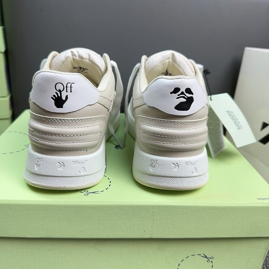 Off-White Out Of Office Low Top In Beige