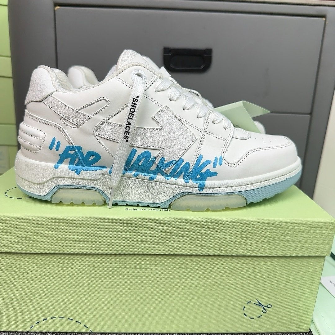 Off-White Out Of Office Low Top White/Light Blue
