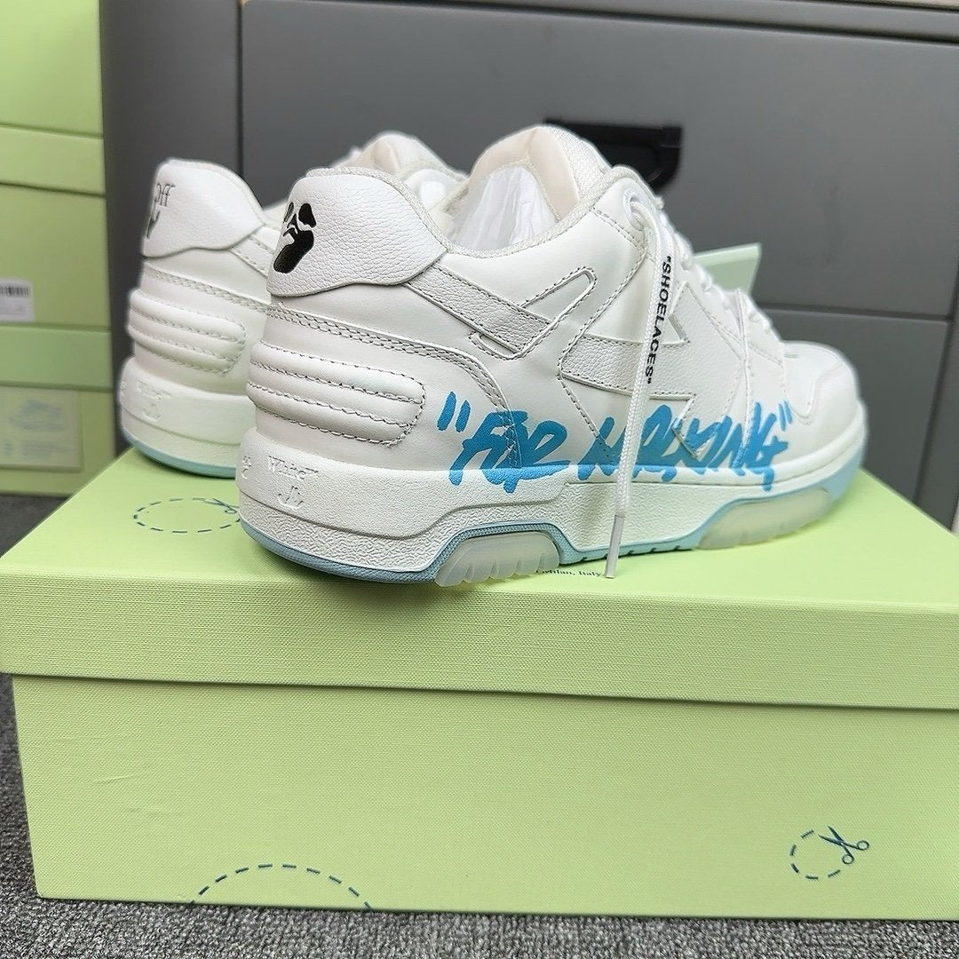 Off-White Out Of Office Low Top White/Light Blue