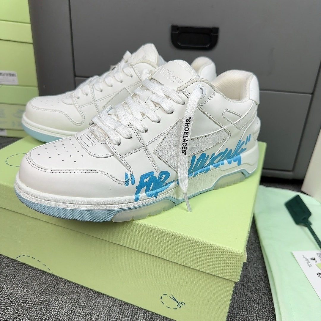 Off-White Out Of Office Low Top White/Light Blue