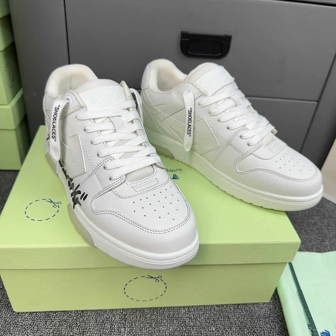 Off-White Out Of Office Low Top White/Black Air Walking