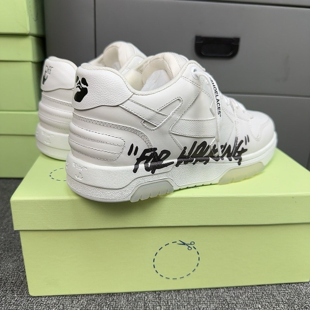 Off-White Out Of Office Low Top White/Black Air Walking
