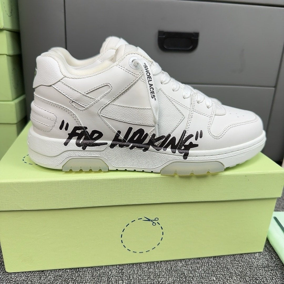 Off-White Out Of Office Low Top White/Black Air Walking