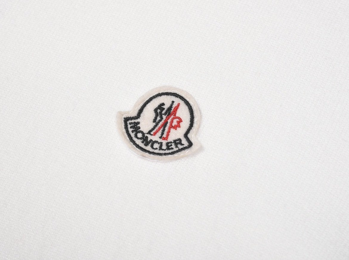 Moncler Logo Patch Sweatshirt White