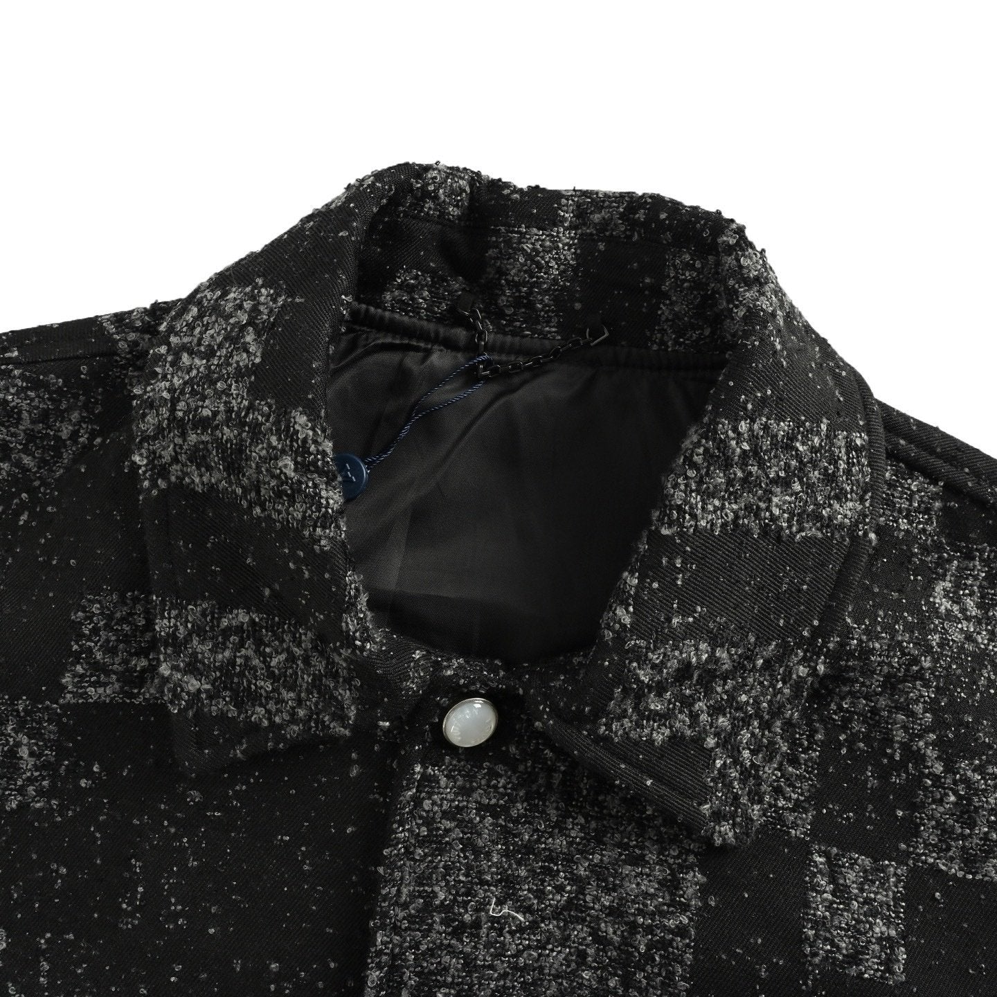 Louis Vuitton Mix Leather Varsity Blouson Black