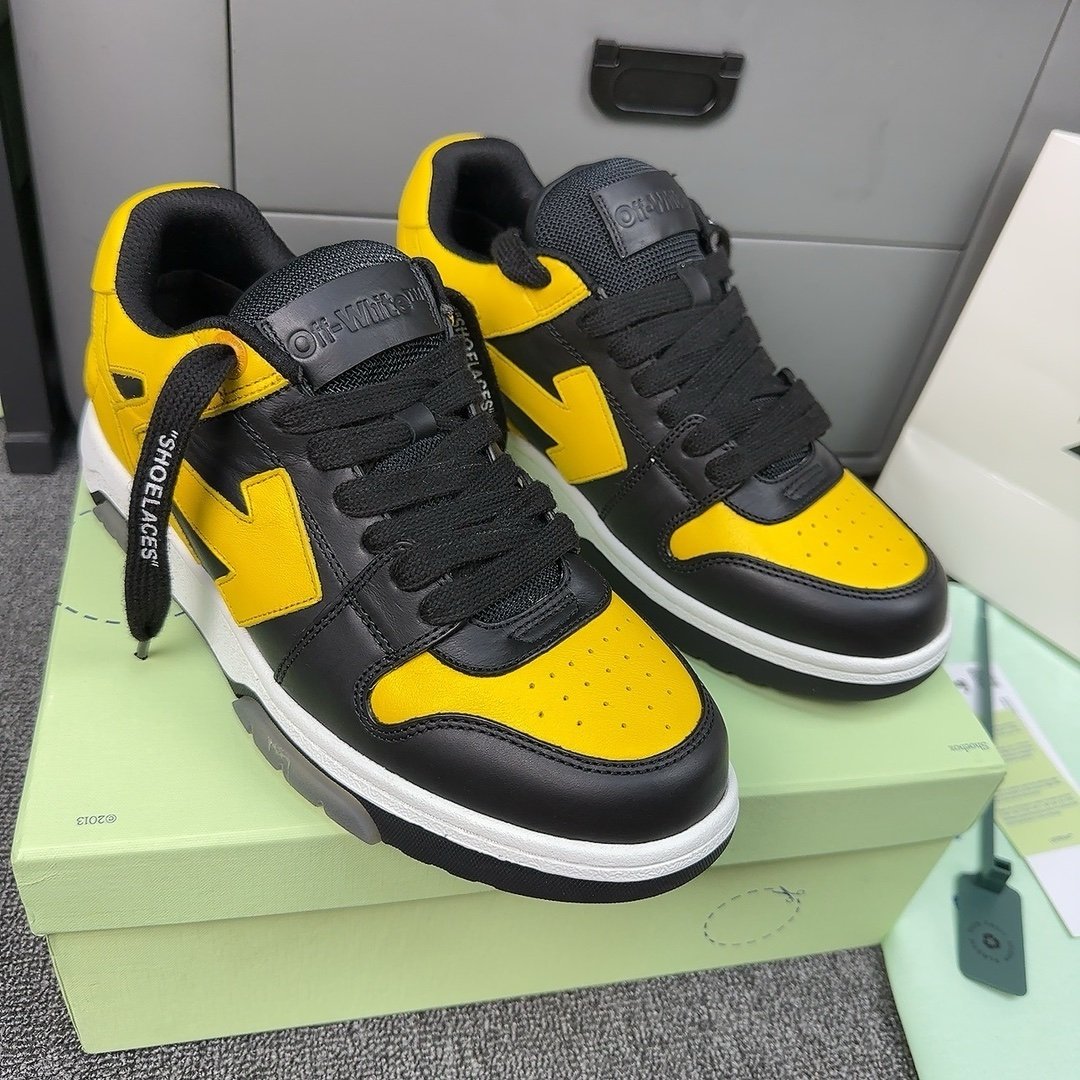 Off-White Out Of Office Low Top Yellow/Black