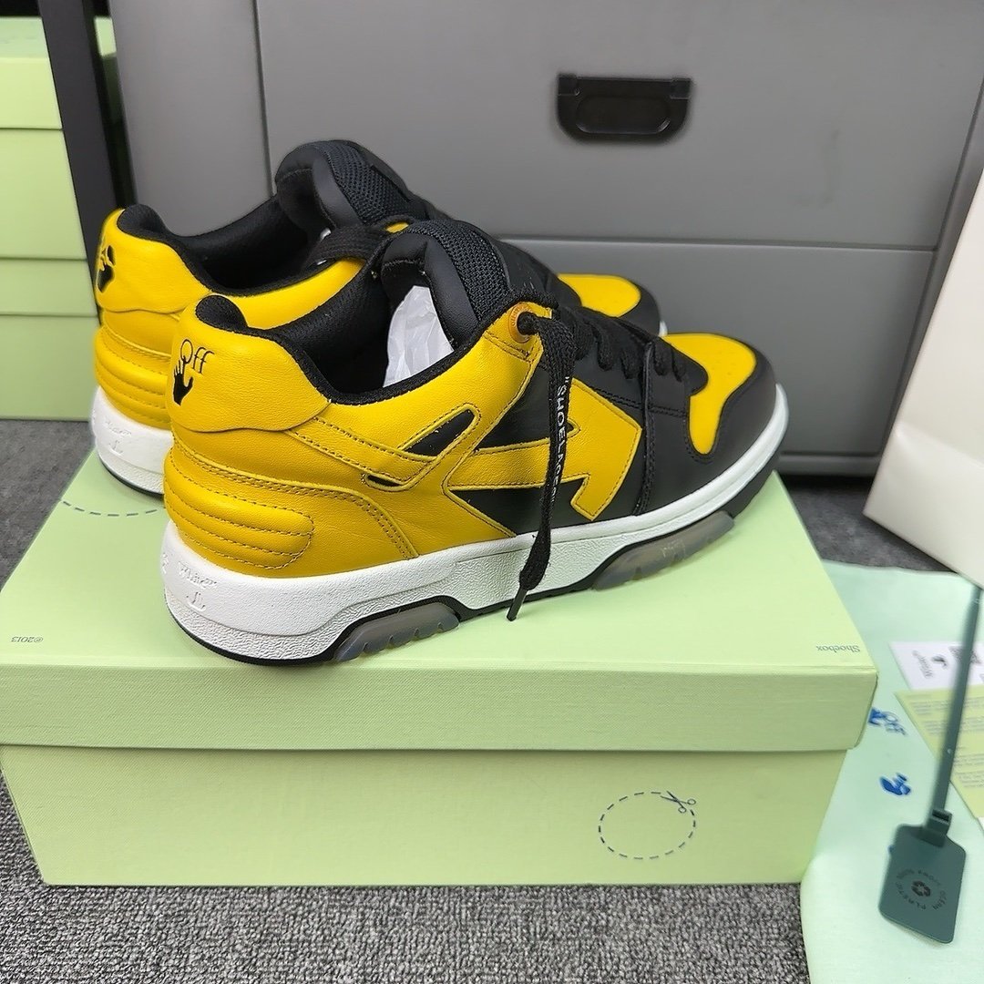Off-White Out Of Office Low Top Yellow/Black