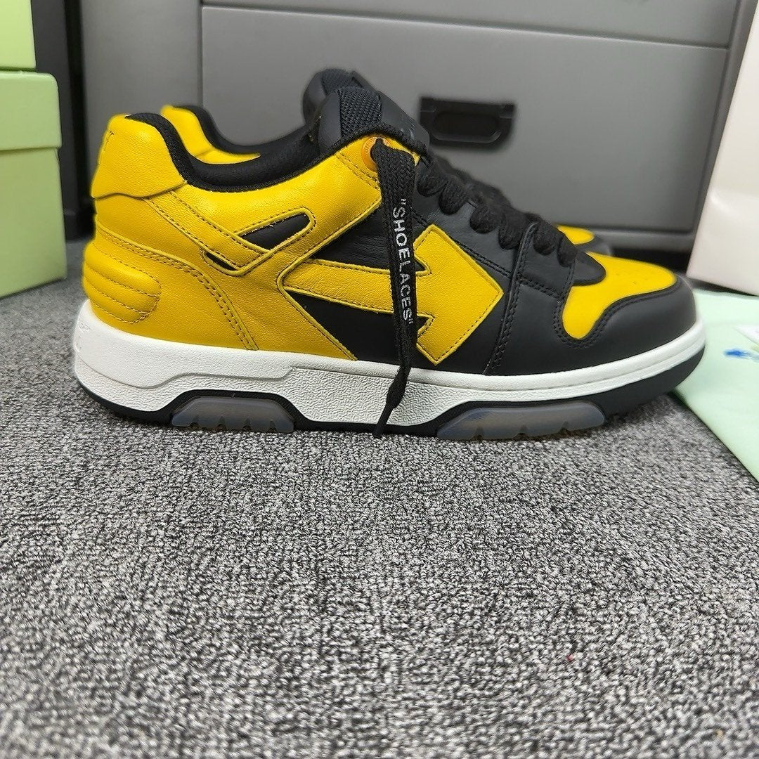 Off-White Out Of Office Low Top Yellow/Black