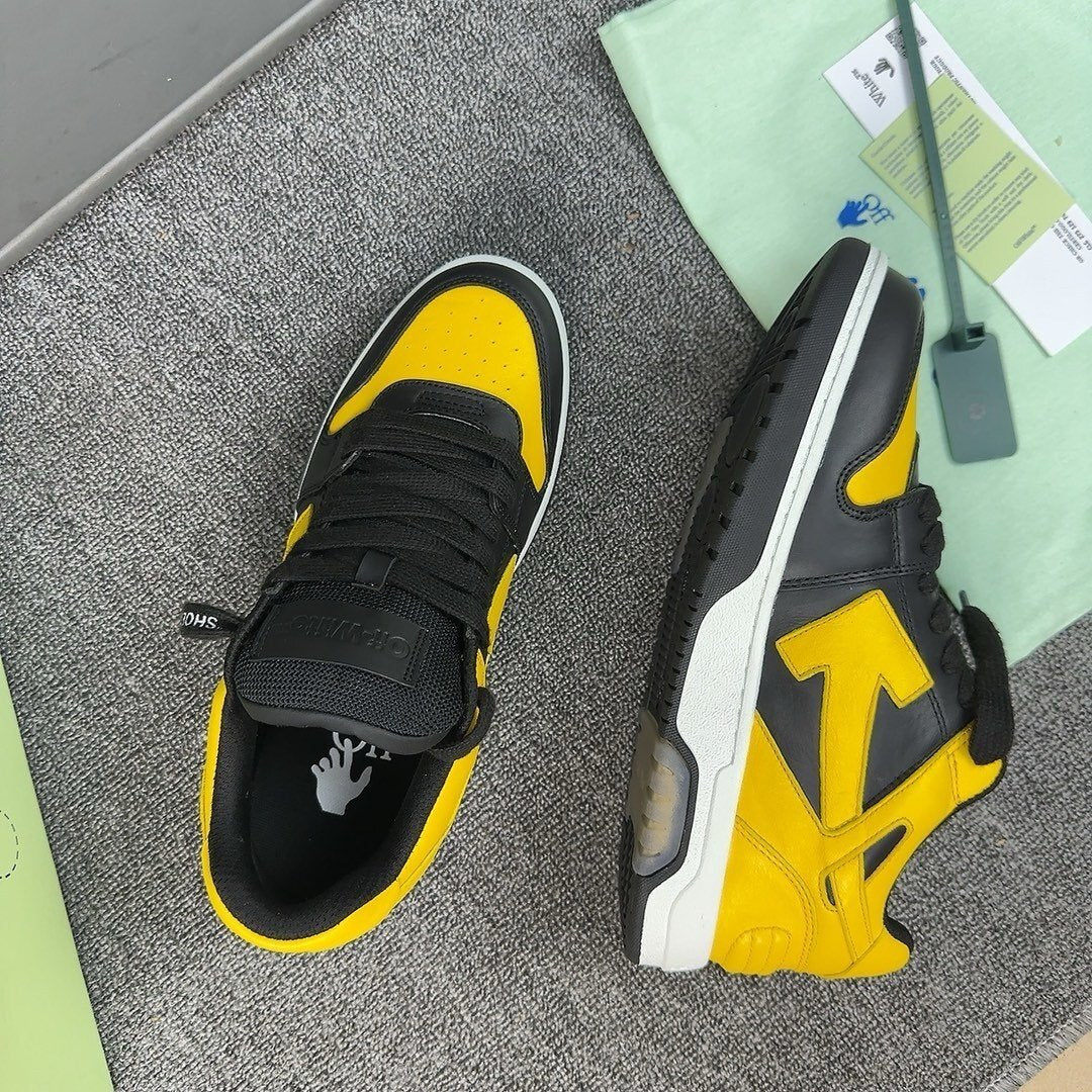 Off-White Out Of Office Low Top Yellow/Black